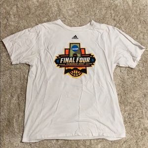 FINAL FOUR PHOENIX 2017 WHITE ADIDAS T-SHIRT